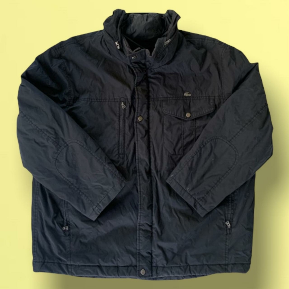 Lacoste metal logo rain jacket Womens (105) size Xl